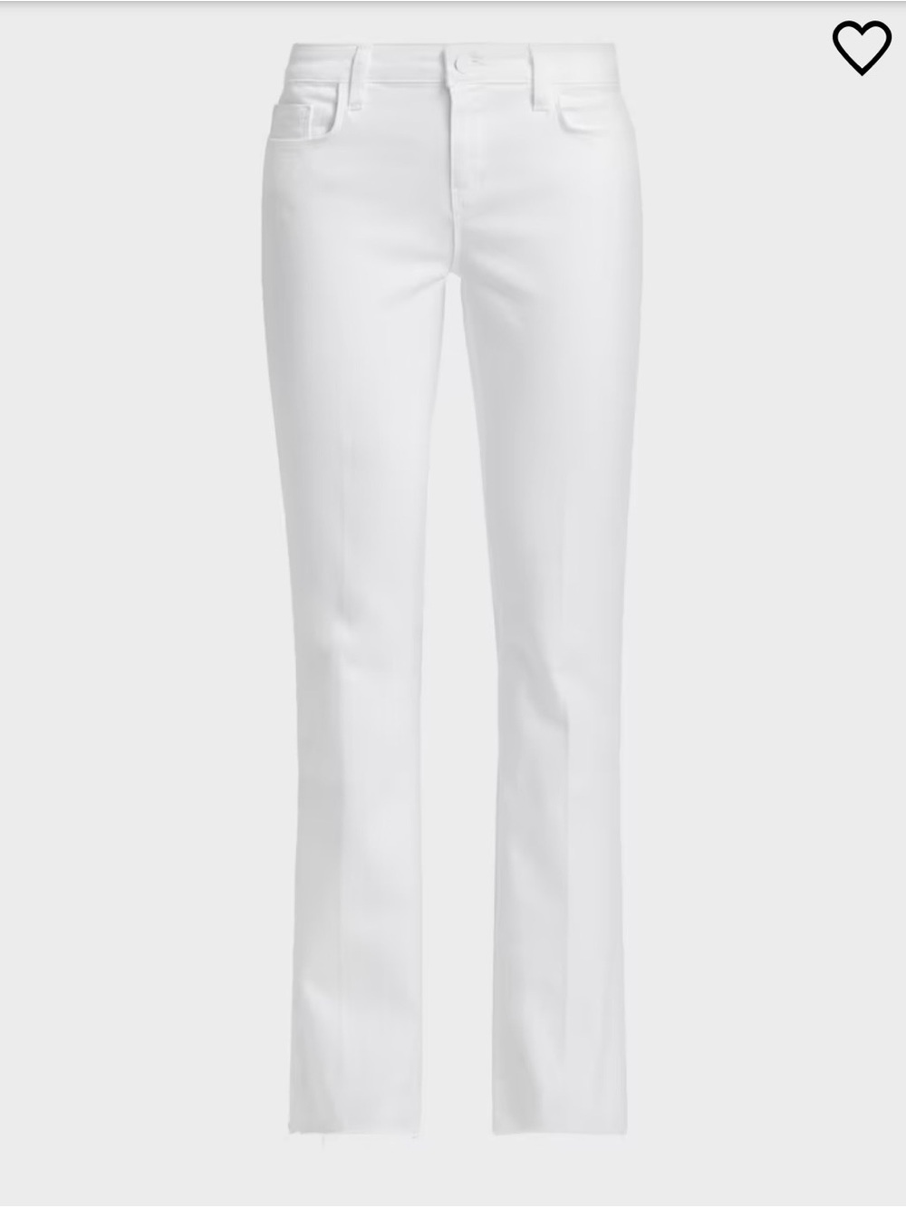 L'AGENCE White Coated Jeans